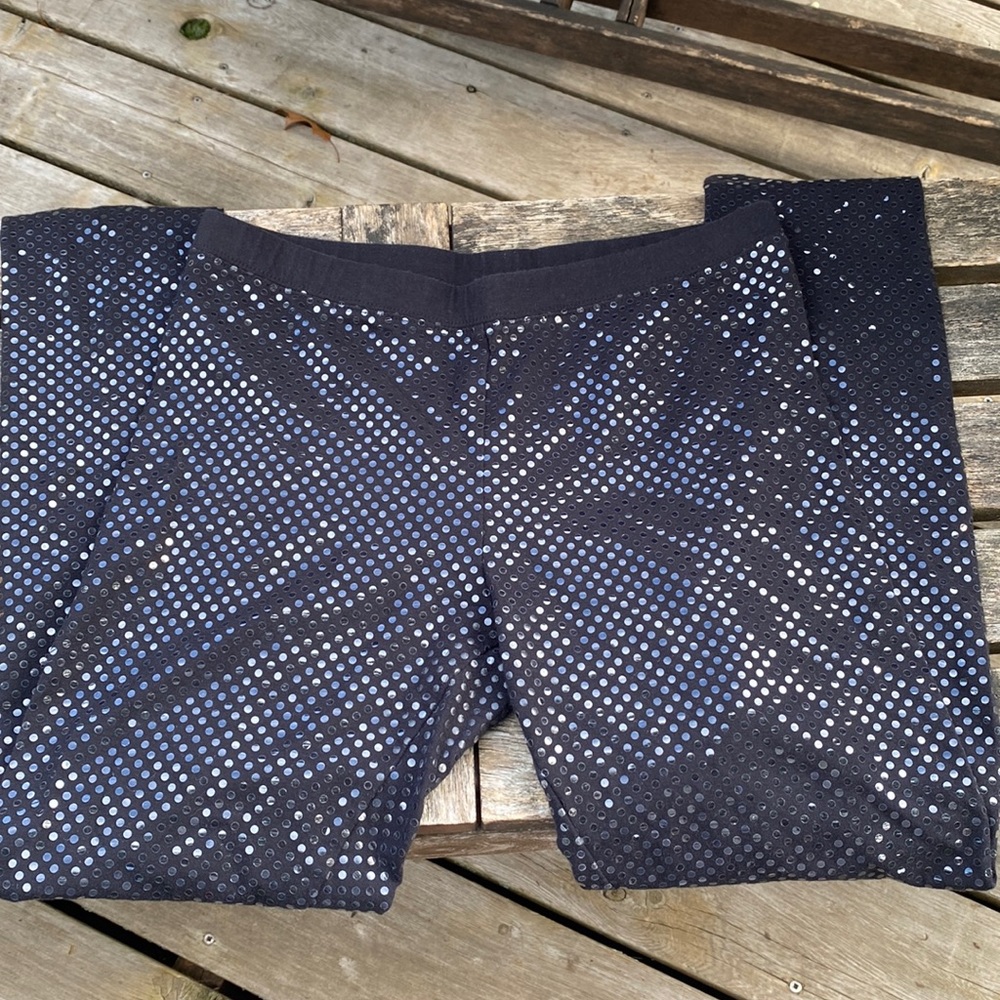 Black Sequin Pants - Girls size 18
